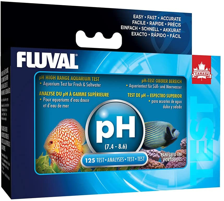 Fluval pH High Range Test Kit, Fresh & Salt 015561178778