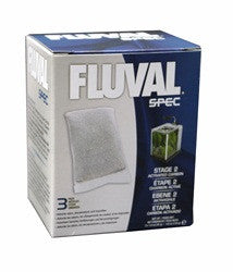 Fluval Spec flex evo Carbon 3 Pack A1377{L + 7} - Aquarium