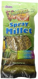 FM Brown Tropical Carnival Natural Millet Spray 7ct {L + 1} 423172 - Bird