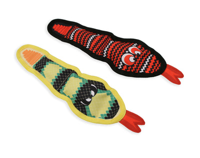 Mammoth Pet Products Squeaky Snake Dog Toy Assorted Color Small, 17 in 746772750001