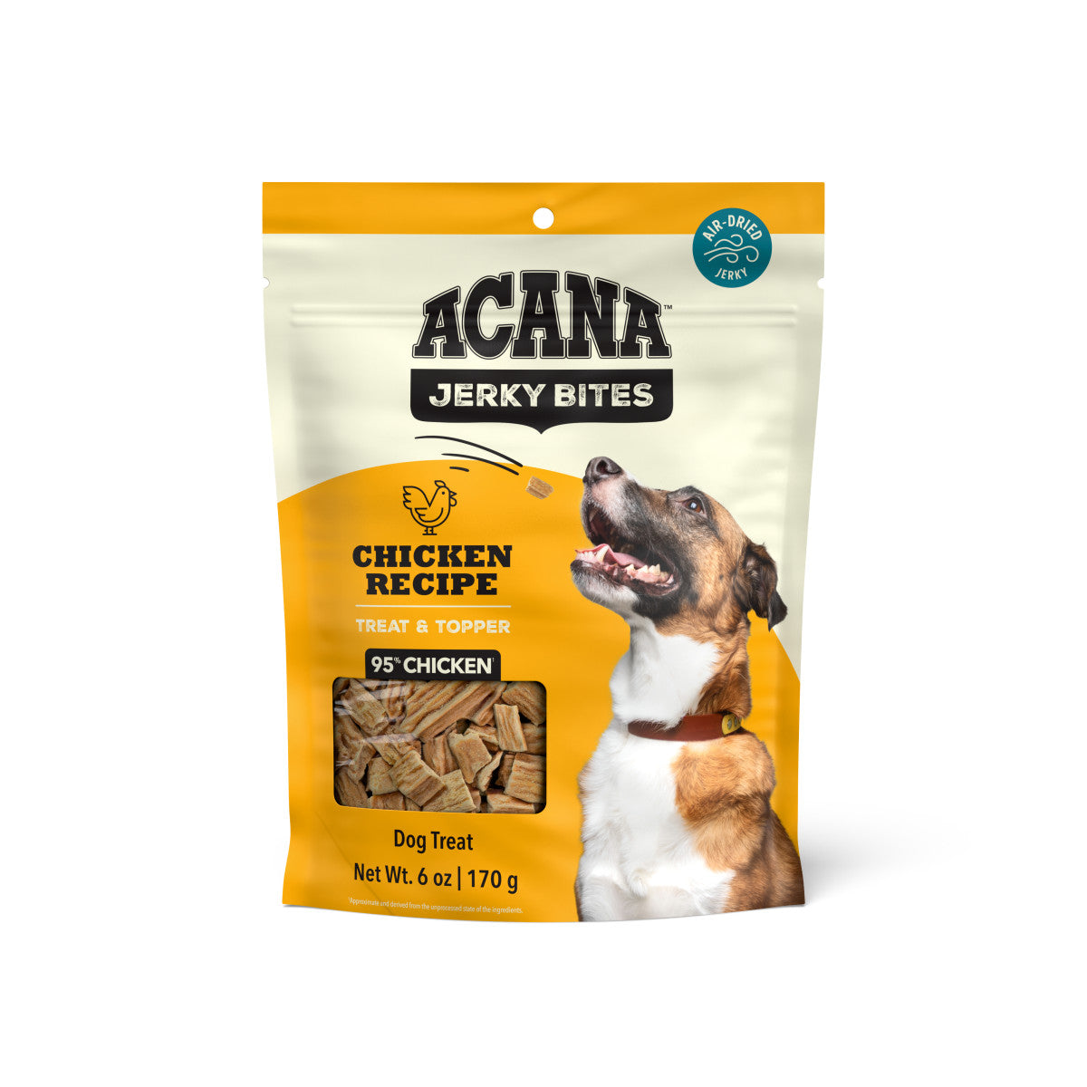 Acana Jerky Bites Dog Treats Chicken 6 oz 064992727574