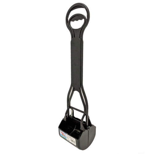 Four Paws Allen’s Spring Action Dog Scooper For Grass Standard Black 5.13’ x 5.5’ 24.75’