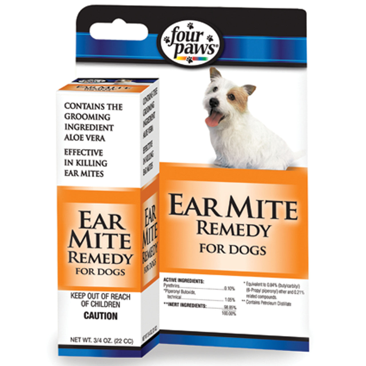 Four Paws Aloe Ear Mite Treatment 3/4 Ounces