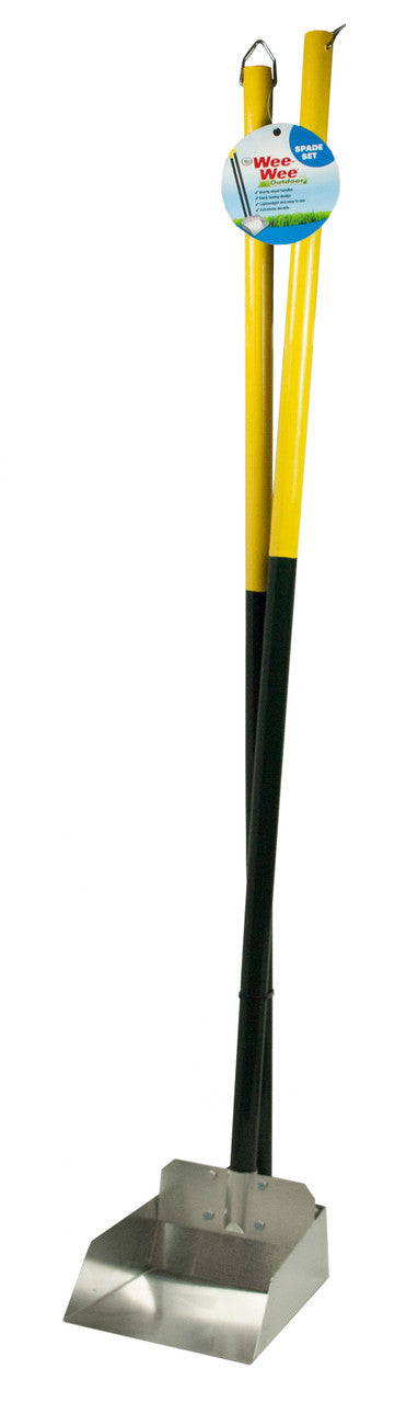 Four Paws Dog Spade Set Spade & Pan Set Large, 9.5" x 10" x 38"