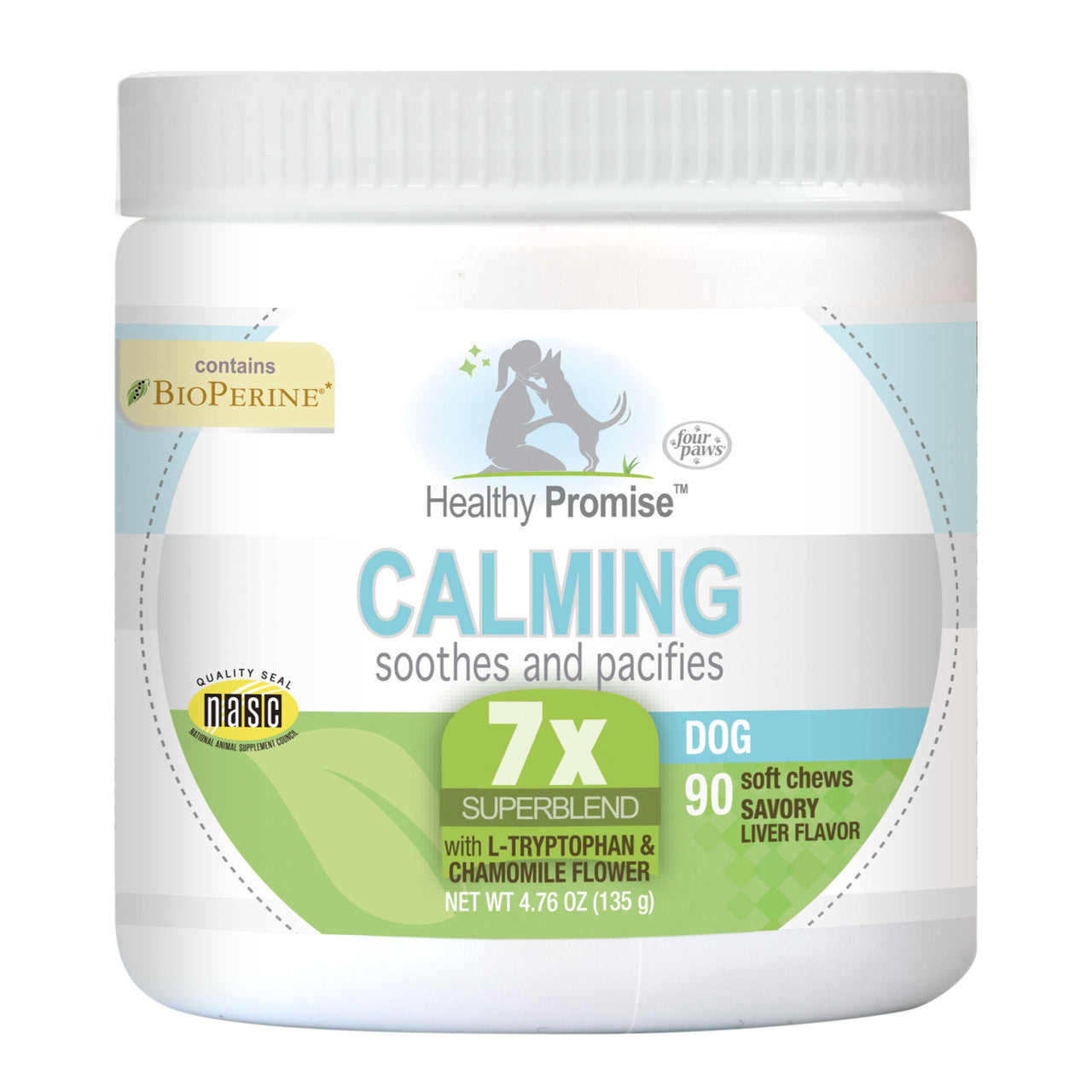 Four Paws Healthy Promise Calming Chews for Dogs 90 Count