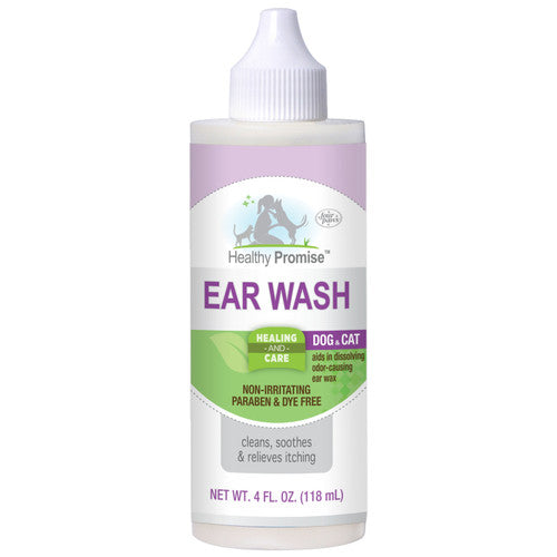 Four Paws Healthy Promise Pet Ear Wash for Dogs and Cats 4 oz. - Dog