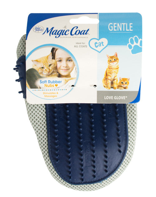 Four Paws Magic Coat Love Glove Grooming Mitt for Cats - Cat