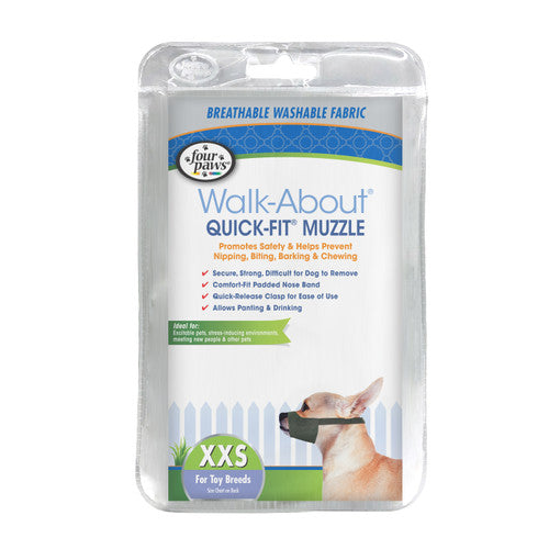 Four Paws Walk - About Quick - Fit Dog Muzzle 0 - XX - Small