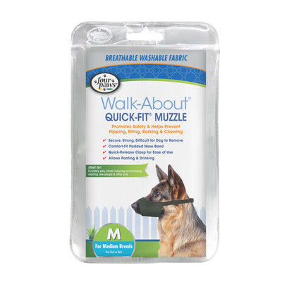 Four Paws Walk - About Quick - Fit Dog Muzzle 3 - Medium