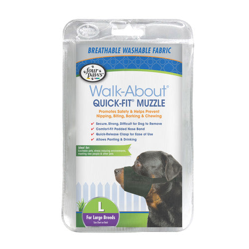 Four Paws Walk - About Quick - Fit Dog Muzzle 4 - Large