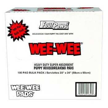 Four Paws Wee Wee Pads 100 Count Bulk Pack 22" x 23" {L+b}456478 045663016401