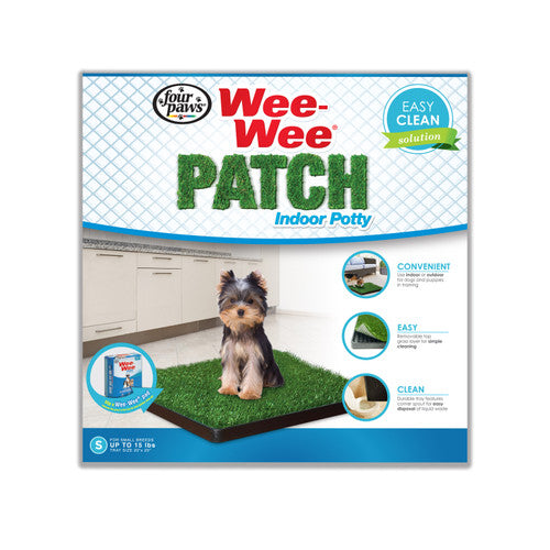 Four Paws Wee - Wee Dog Grass Patch Tray Small (6 Count)