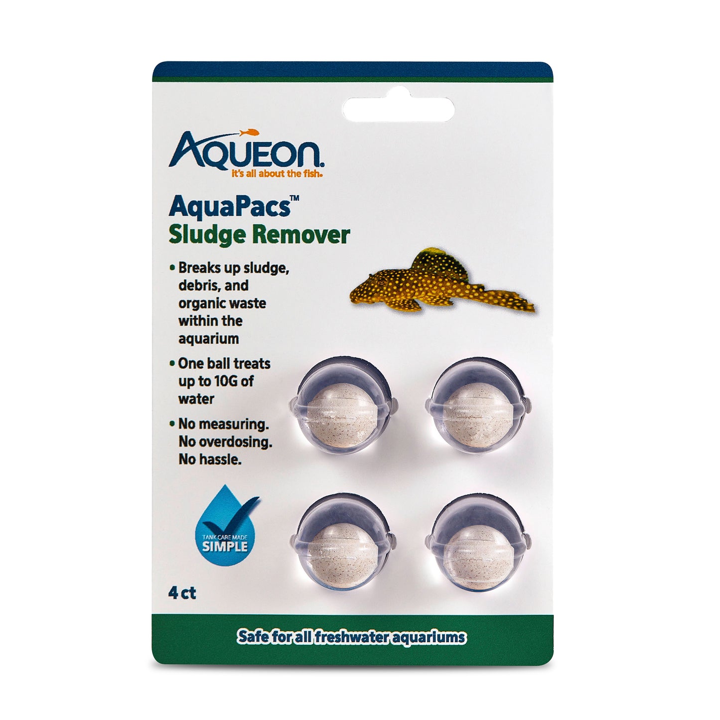 Aqueon AquaPacs Sludge Remover 6ea/4-pk 015905002684