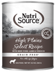 NutriSource Select Recipe Grain Free Canned Dog Food High Plains Select 12ea/12.3 oz 073893021209