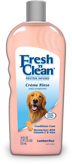 Fresh N Clean Protein Infused Scent Cream Rinse 18 fl. oz - Dog