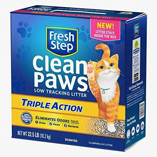 Fresh Step Clean Paws Triple Action 22.5lb {L - 1}261001 - Cat