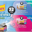 Fish-A-Licious Variety Pack includes: 8-5.5 oz. cans Savory Shreds: With Whitefish &amp Sardines in Sauce, 8-5.5 oz. cans Savory Shreds: With Salmon in Sauce, 8-5.5 oz. cans Tasty Treasures in Sauce: With Ocean Fish, Tuna &amp Cheese, and 8-5.5 oz. c"
