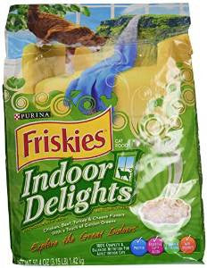 Friskies Indoor Delights Dry Cat Food 3.15lb{l - 1} C= 050131