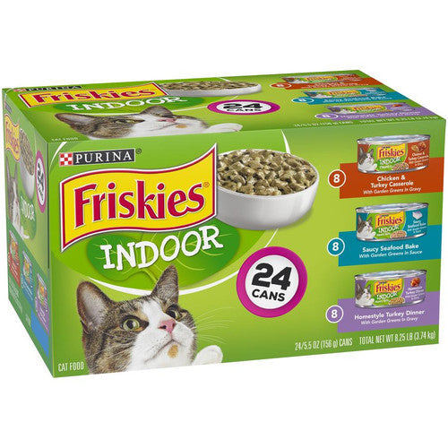 Friskies Indoor Variety Pack 24/5.5 oz {L - 1}050250 - Cat