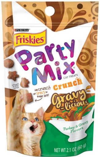Friskies Party Mix Gravylicious Turkey 10/2.1Z {L - 1}050212 - Cat
