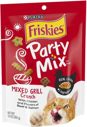 Friskies Party Mix Grilled Crunch 6/6z *Repl 050447