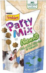 Friskies Party Mix Naturals with Real Chicken 10/2.1oz {L+1} 050453 050000294244