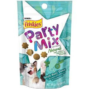 Friskies Party Mix Naturals with Real Tuna 10/2.1oz {L+1} 050455 050000294367