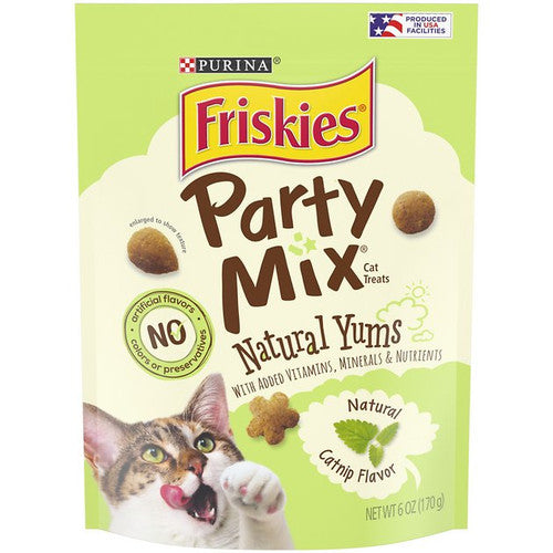 Friskies Partymix Natural Yum Catnip 6/6oz {L - 1} 050572 - Cat