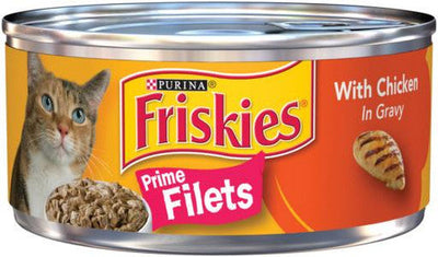 Friskies Prime Filet Chicken & Gravy 24/5.5oz {L - 1} 050255 - Cat