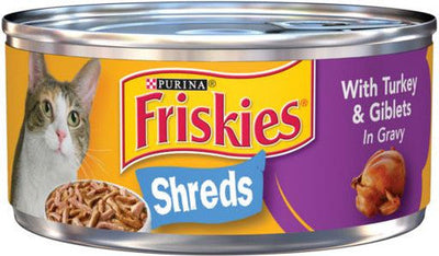 Friskies Savory Shredded Turkey/Giblets 24/5.5oz {L - 1} 050312 - Cat