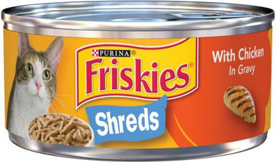 Friskies Shredded Chicken 24/5.5OZ {L - 1} 050321 - Cat