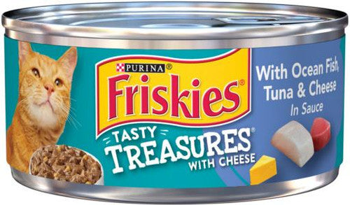 Friskies Tasty Treasures Fish/Tuna/Cheese 24/5.5oz {L - 1} 050331 - Cat