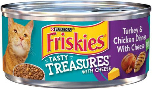 Friskies Tasty Treasures Turkey/Cheese 24/5.5oz {L - 1} 050327 - Cat