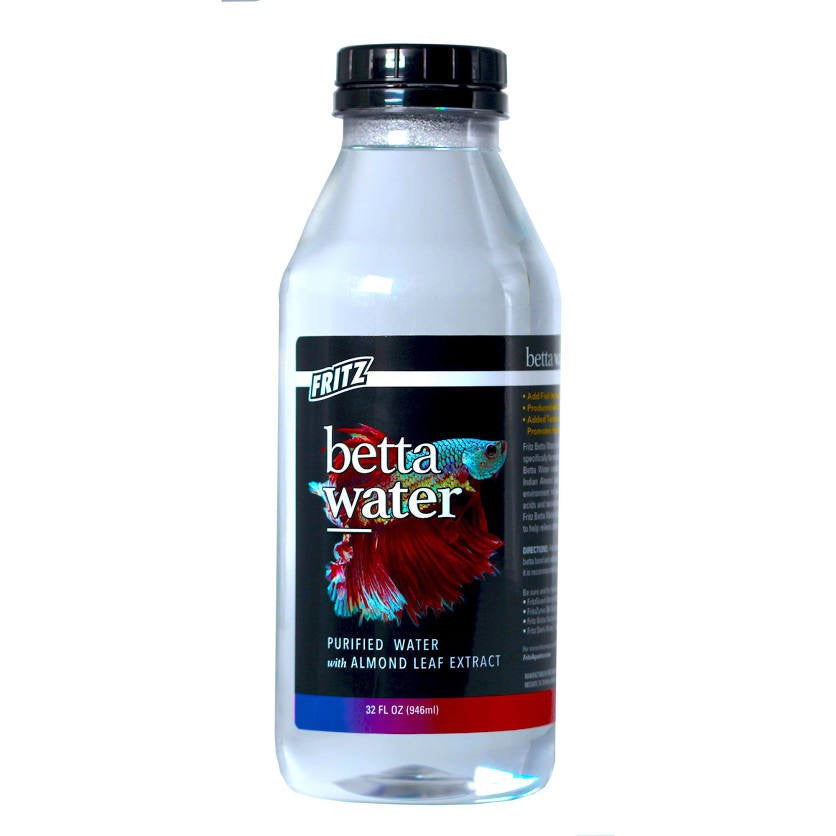 Fritz Betta Water Purified Water With Almond Leaf Extract 32 Ounces