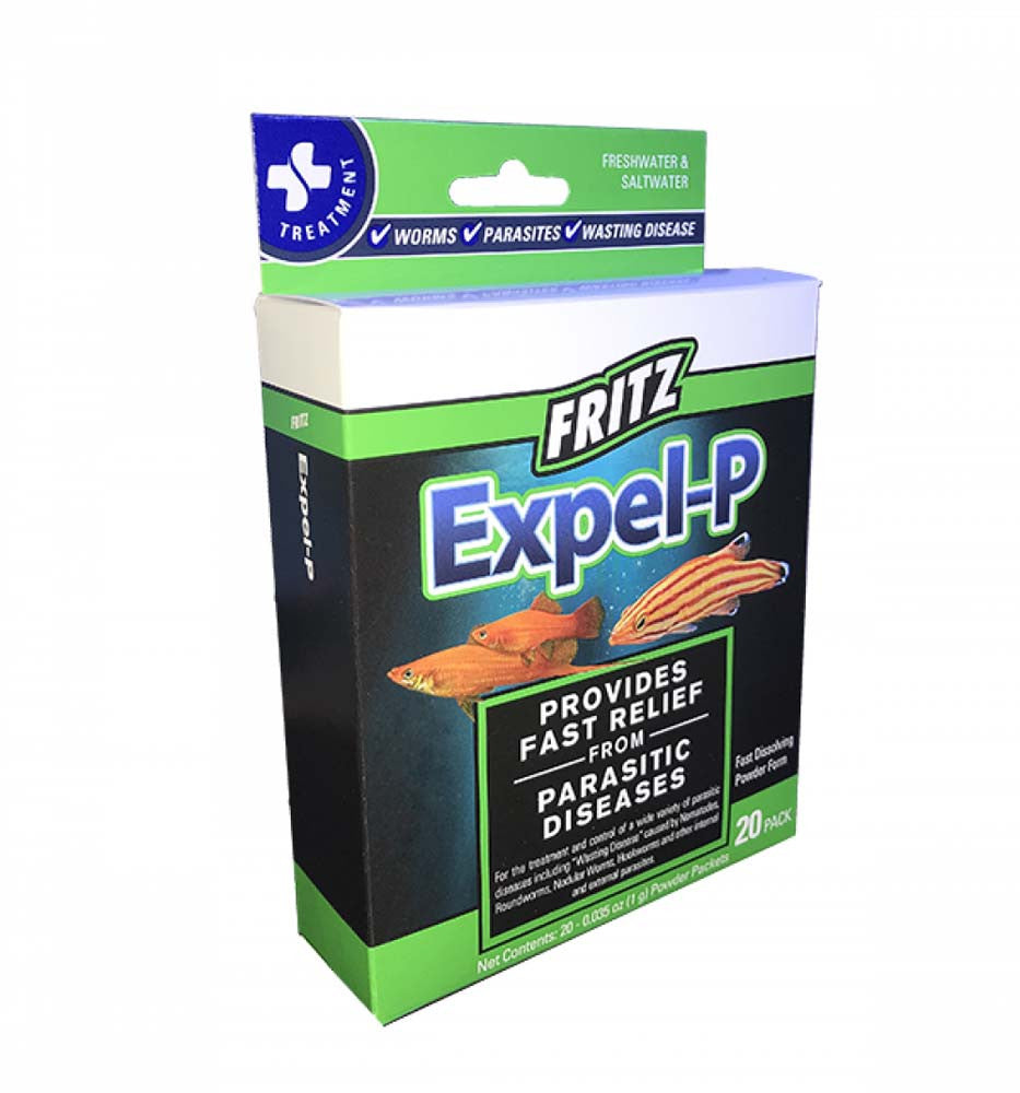 Fritz Expel-P Parasitic Fish Medication 20 Count