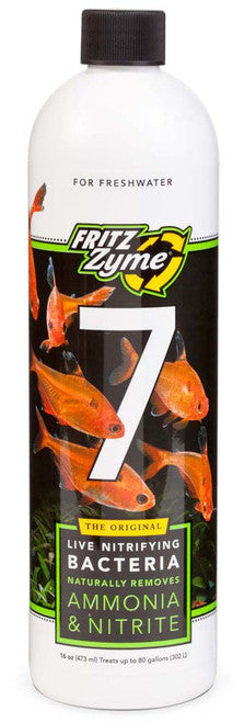 Fritz FritzZyme 7 Freshwater Live Nitrifying Bacteria 16 fl. oz - Aquarium