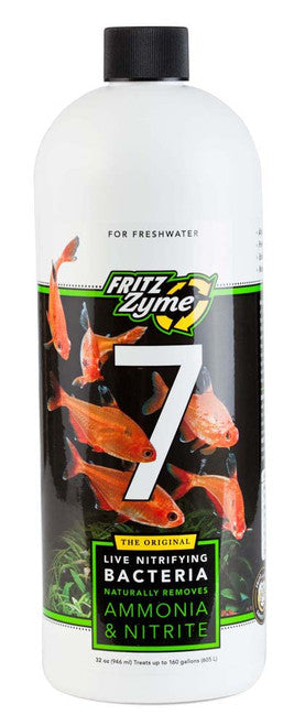 Fritz FritzZyme 7 Freshwater Live Nitrifying Bacteria 32 fl. oz - Aquarium