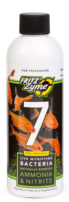 Fritz FritzZyme 7 Freshwater Live Nitrifying Bacteria 8 fl. oz - Aquarium