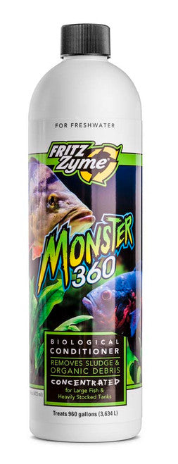 Fritz FritzZyme Monster 360 Freshwater Biological Conditioner 16 fl. oz - Aquarium
