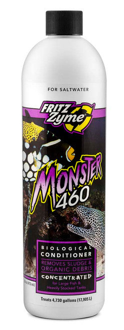 Fritz FritzZyme Monster 460 Saltwater Biological Conditioner 16 fl. oz - Aquarium