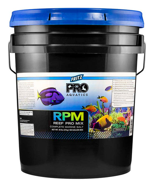 Fritz Reef Pro Max Complete Marine Salt Mix 180 gal 48lb bucket - Aquarium