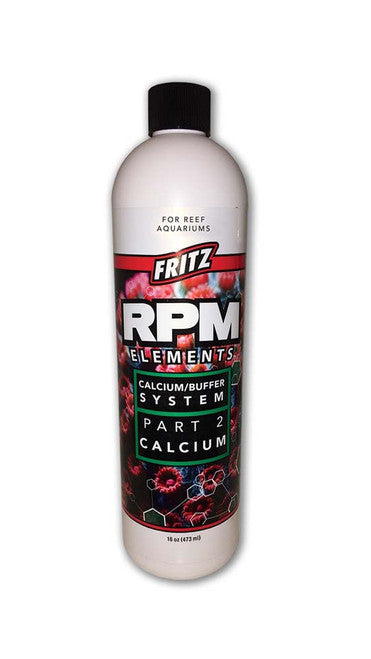 Fritz RPM Elements Calcium/Buffer System Part 2 Calcium Supplement 16 fl. oz - Aquarium