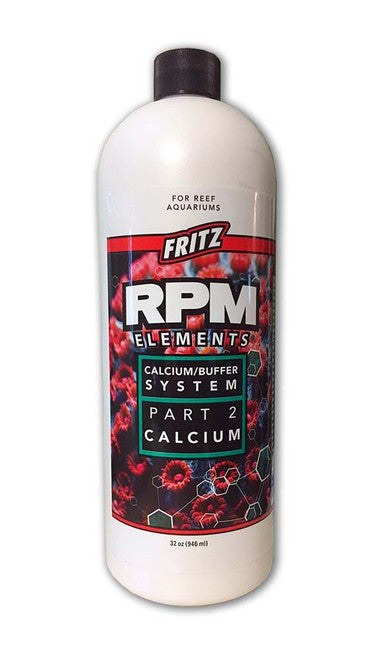 Fritz RPM Elements Calcium/Buffer System Part 2 Calcium Supplement 32 fl. oz - Aquarium