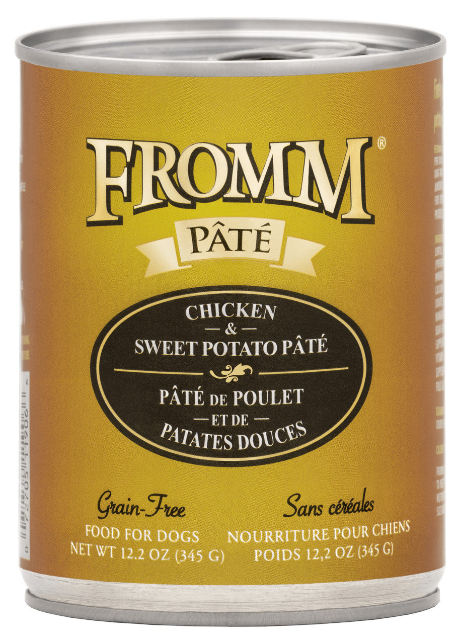 Fromm Chicken & Sweet Potato Pate Canned Dog Food 12.2 oz