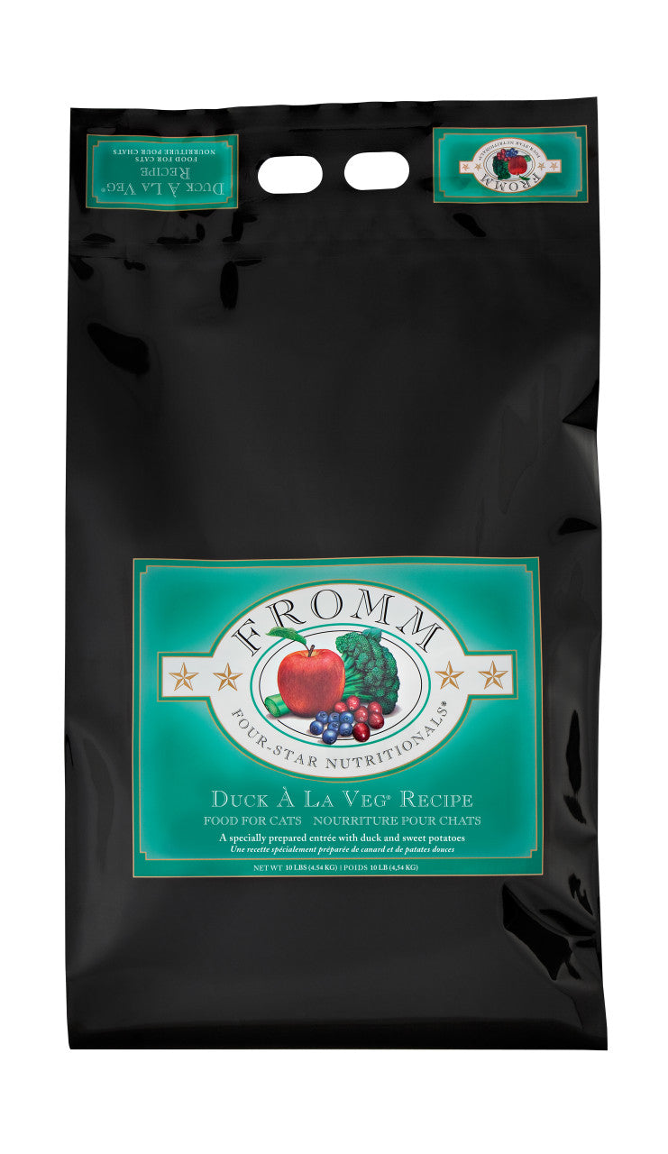 Fromm Four Star Duck A La Veg Recipe Cat Food 10 lb Pets Warehouse Fromm Four Star Duck A La Veg Recipe Cat Food 10 lb Pets Warehouse