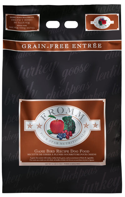 Fromm Four-Star Game Bird Recipe Dog Food 12 lb