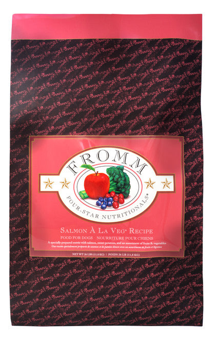 Fromm Four - Star Salmon A La Veg Recipe Dog Food 26 lb