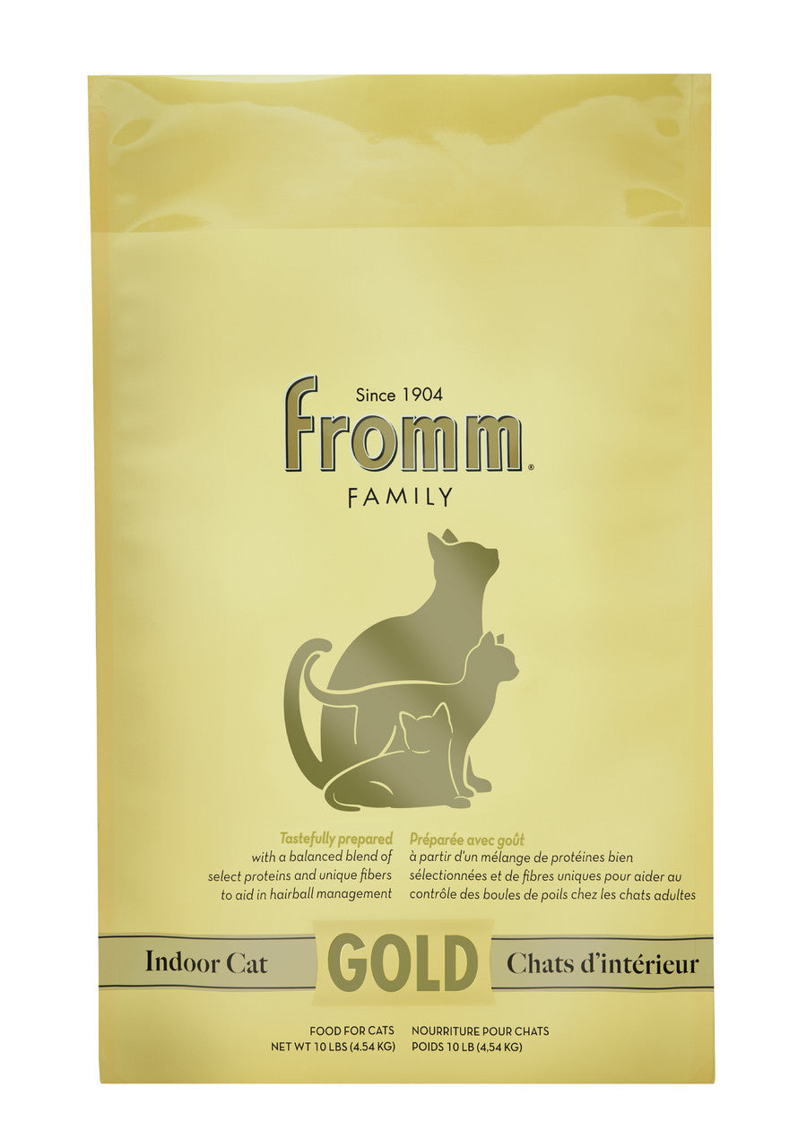 Fromm Indoor Cat Hairball Control Gold Cat Food 10 lb