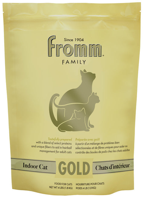Fromm Indoor Cat Hairball Control Gold Food 4 lb