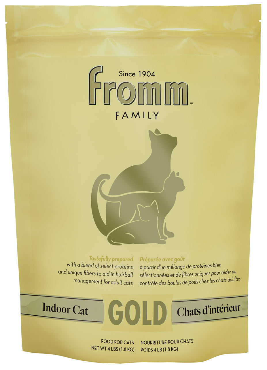Fromm Indoor Cat Hairball Control Gold Cat Food 4 lb